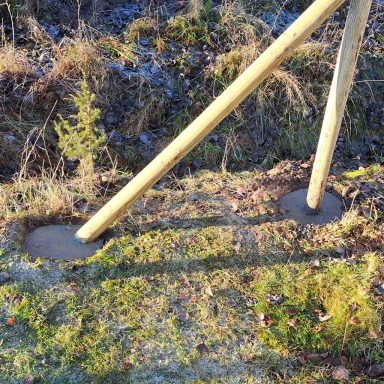 Viltstängsel montering 3