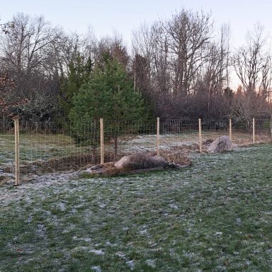 Viltstängsel montering 1