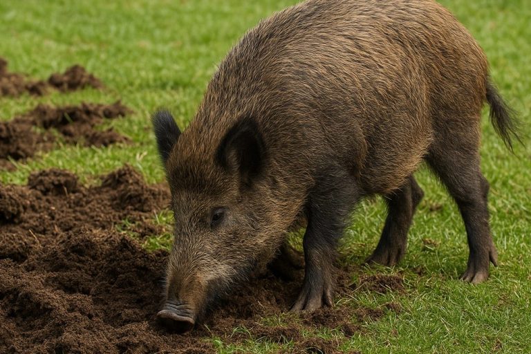 Vildsvinsskydd för mark och tomt