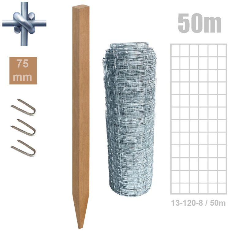 Viltstängsel med ekstolpar