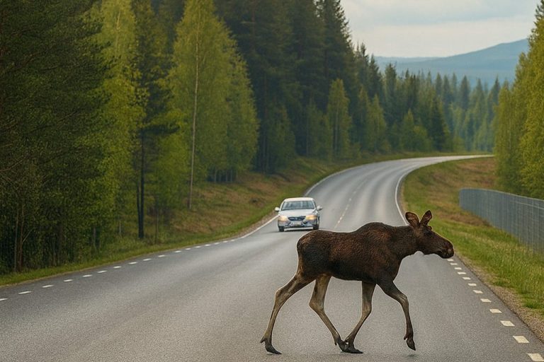 Säkring av vägar mot viltolyckor