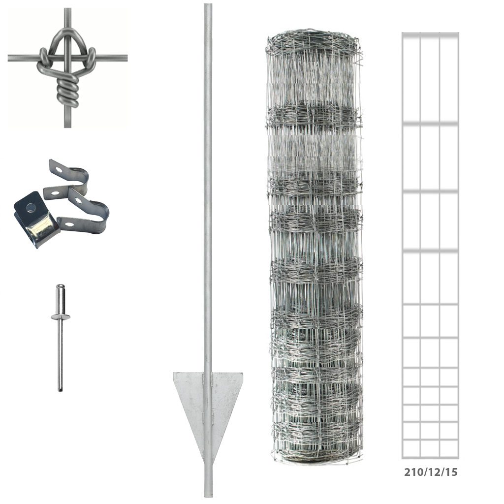 Viltvägnät 210 cm Vingstolpe Viltvägnät 210 cm Vingstolpe